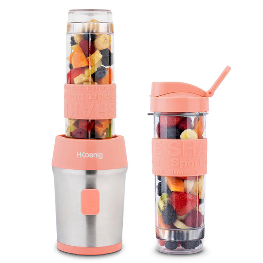 H.Koenig SMOO10 Mini Smoothie Maker H.Koenig SMOO10 Mini Smoothie Maker 300W Rosa