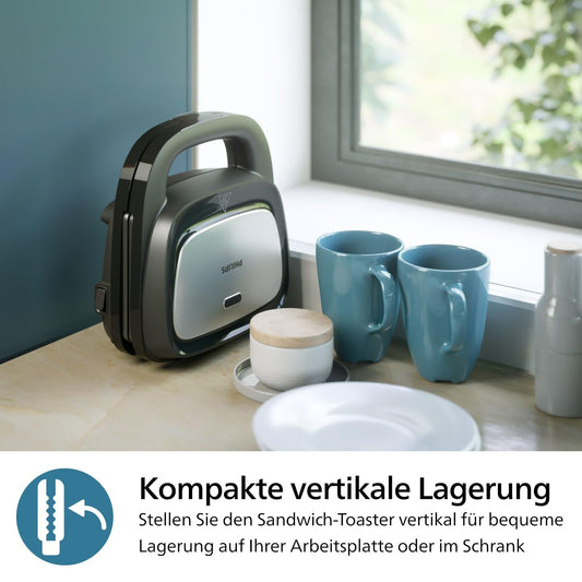 Philips 5000-Serie HD2350/80 Philips 5000 Serie 3-in-1 Sandwichmaker Waffeleisen Panini