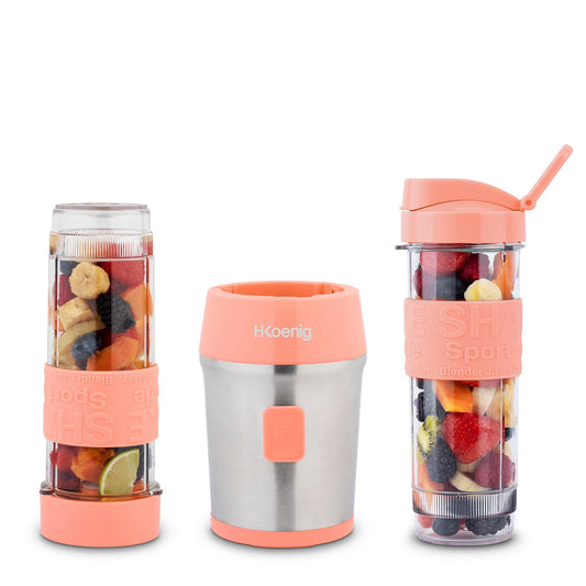 H.Koenig SMOO10 Mini Smoothie Maker H.Koenig SMOO10 Mini Smoothie Maker 300W Rosa