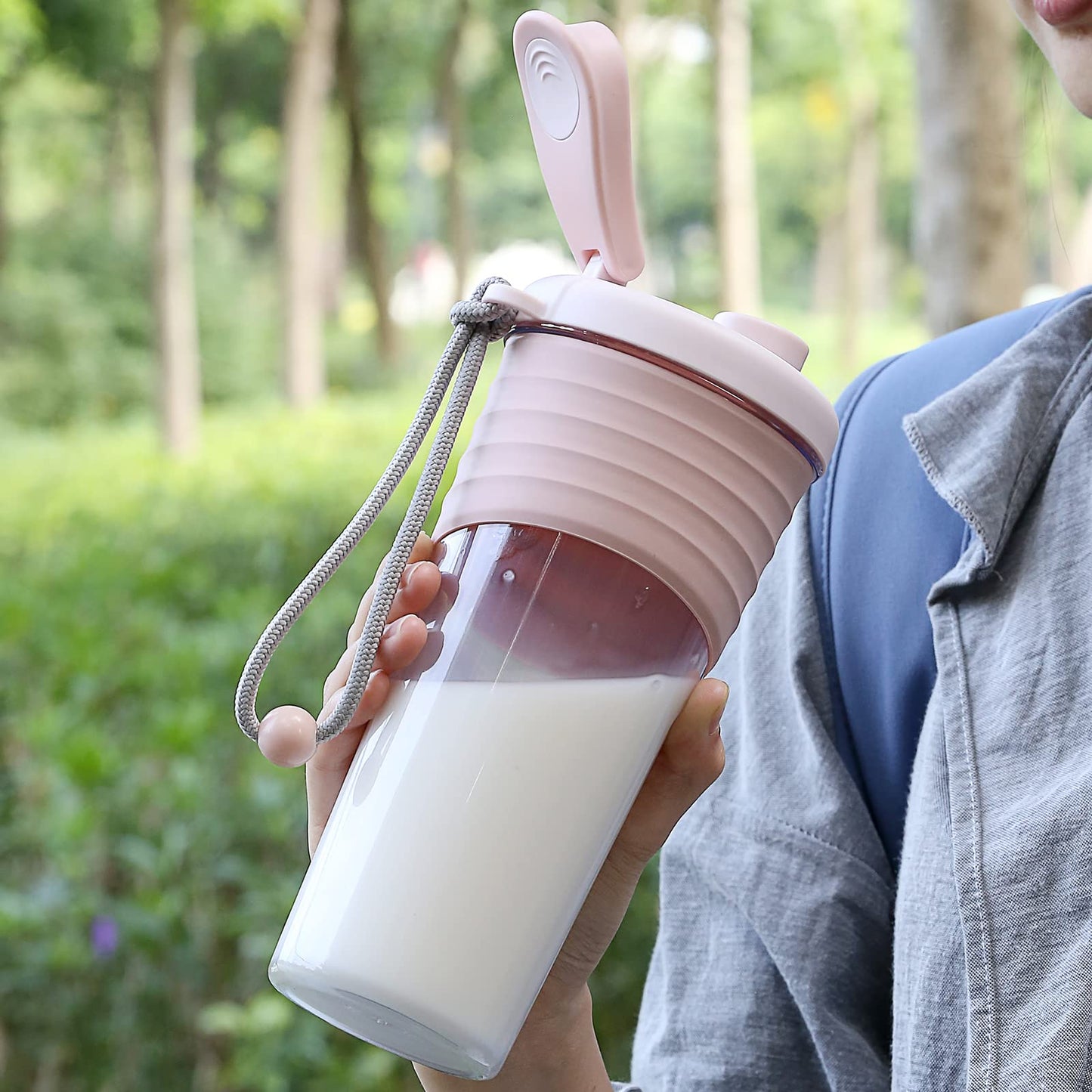 Protein Shaker 700ml Rosa Protein Shaker 700ml Rosa für Eiweißshakes