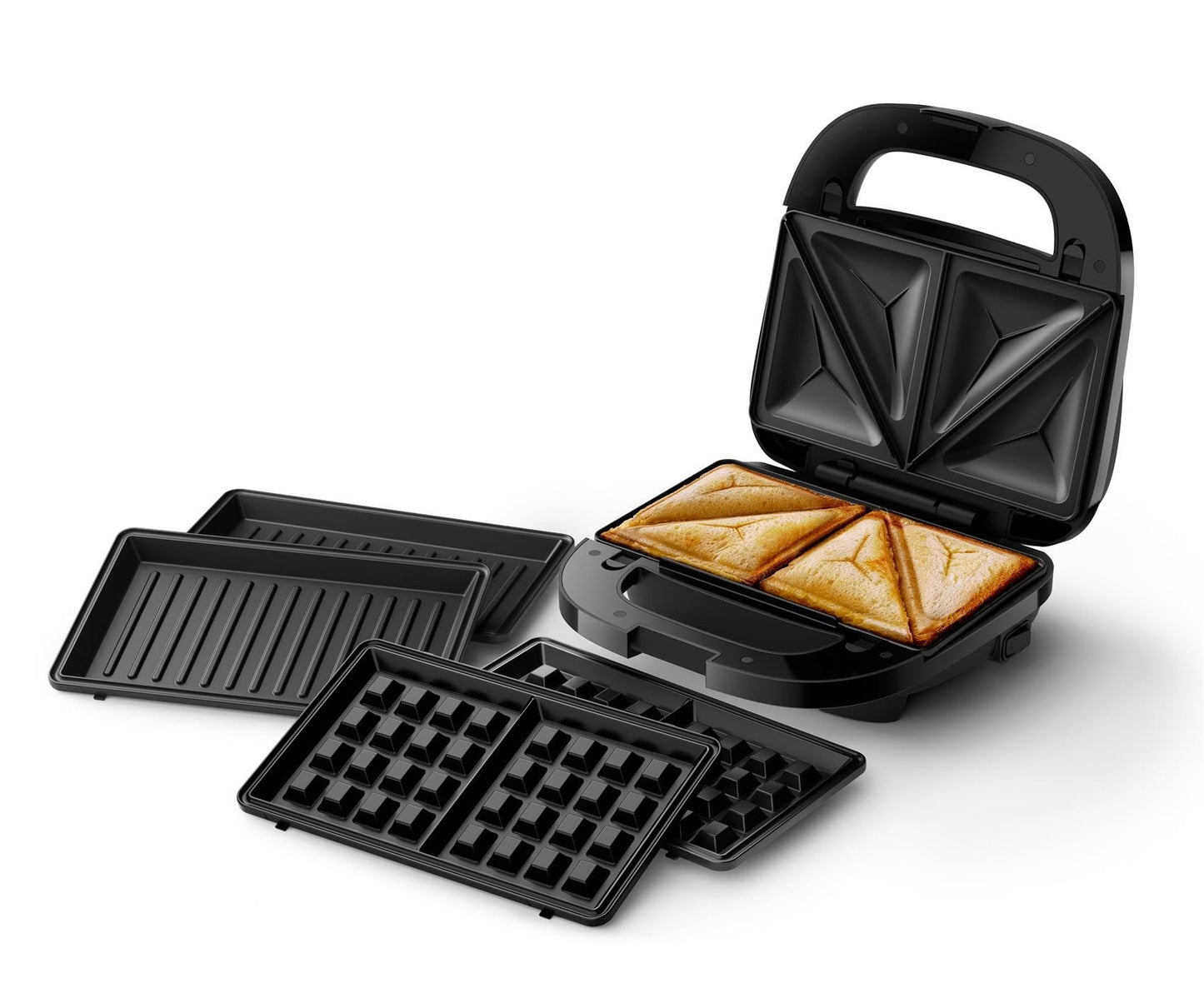 Philips 5000-Serie HD2350/80 Philips 5000 Serie 3-in-1 Sandwichmaker Waffeleisen Panini