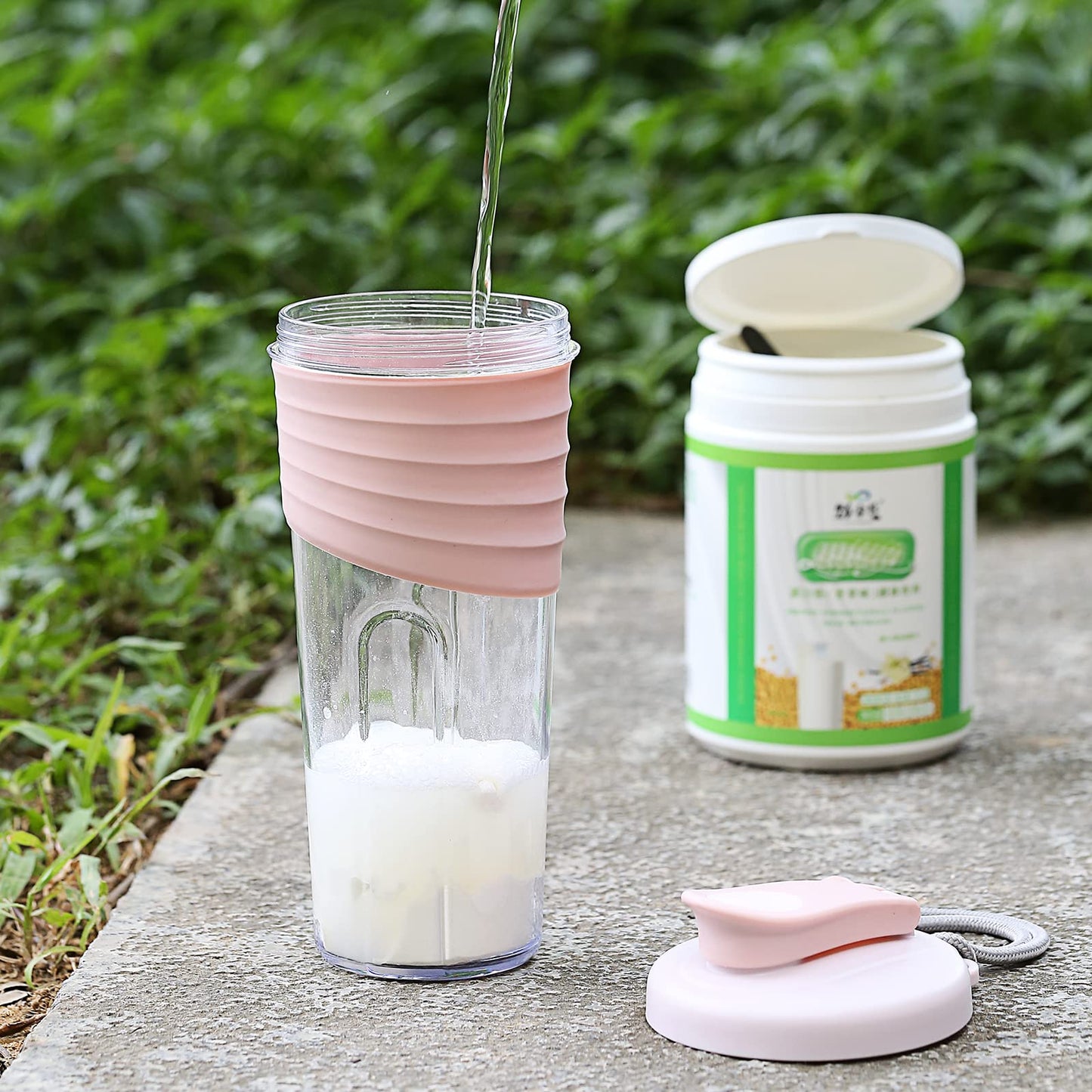 Protein Shaker 700ml Rosa Protein Shaker 700ml Rosa für Eiweißshakes